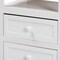 Baxton Studio Karsen ModernWhite Finished Wood 2-Drawer Nightstand 199-12246-ZORO - alternate 5